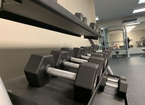 Uptown East has a 24 hour Fitness Center