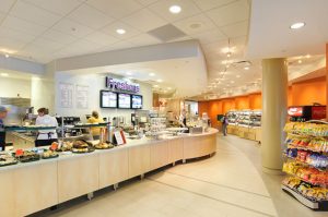 VU students can eat and study at the cafe